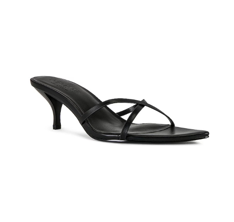 Femme Copenhagen Kitten Slipper In Black Euc Size 9